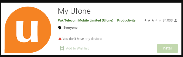 My Ufone App